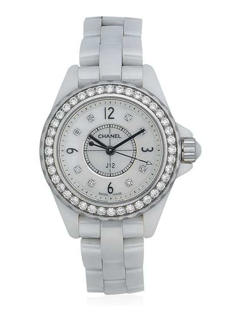 chanel mademoiselle prive watches|chanel j12 diamond bezel.